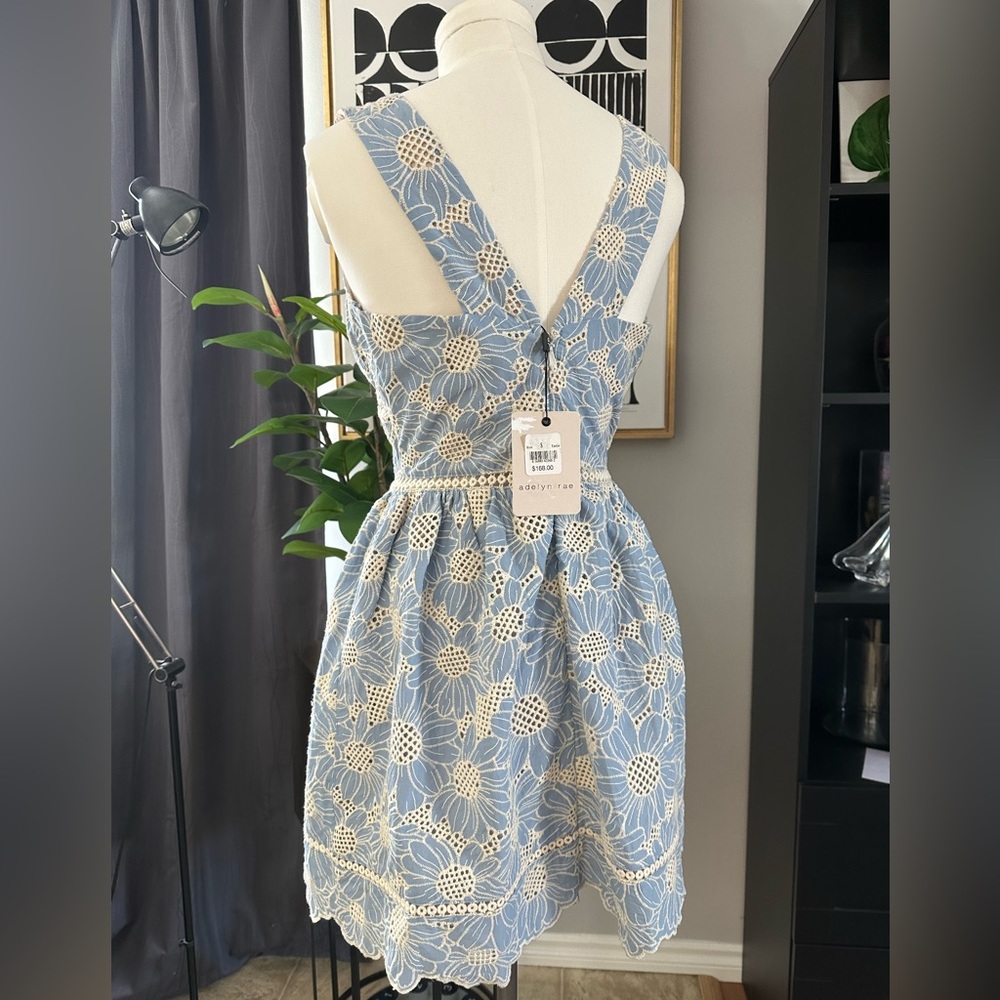 Adelyn Rae Embroidered Mini Dress - Picture 7 of 11